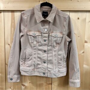Liverpool Los Angeles Classic Blush Stretch Denim Trucker Jacket, Small